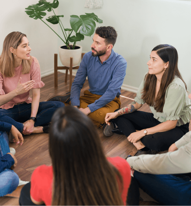 CMHCB support team and licensed therapist ready to answer your questions